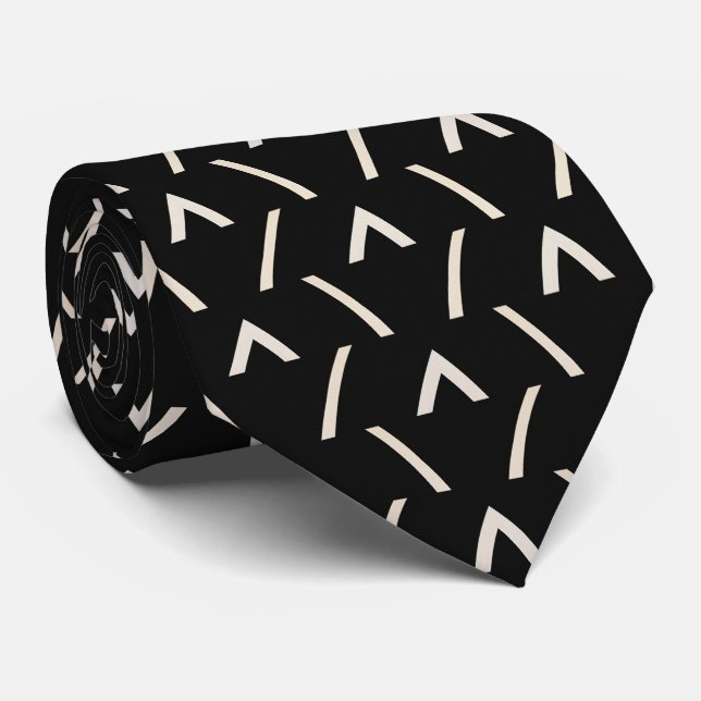 Gravata Corbata de estilo masculino moderno rayas (Rolled)