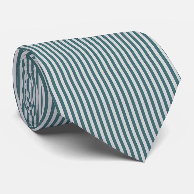 Gravata Corbata de estilo masculino moderno rayas (Rolled)