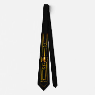 Gravata Corbata PEAFDOVE® GOLDEN EGG TIE — “I AM A MAN” No