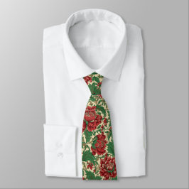 Gravata Cores de Natal de Natal de Chintz Floral
