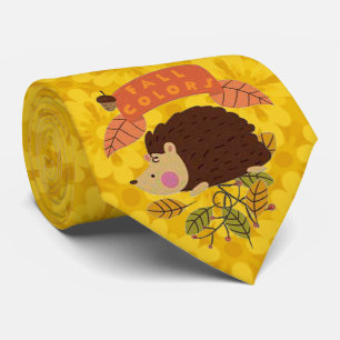 Gravata Cores de Queda de Hedgehog Dale Diminuem