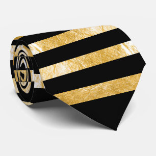 Gravata Cores diy de PixDezines/ouro/preto do falso