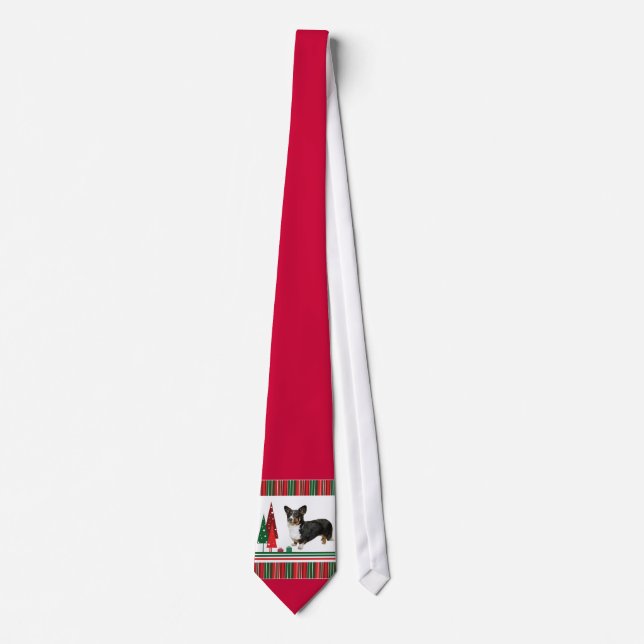 Gravata Corgi Christmas Tie (Frente)