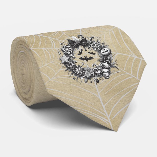 Gravata Coroa Assustadora (Rolled)