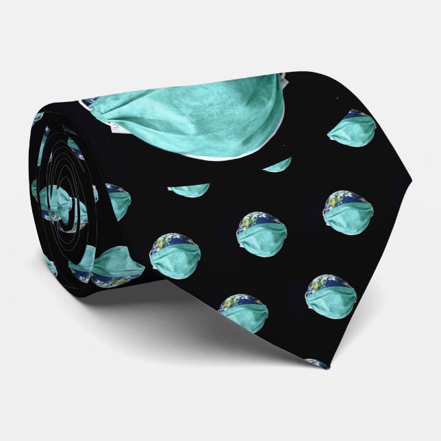 Gravata Coronavírus de Emergência Mundial (Rolled)