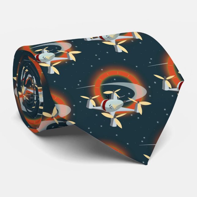 Gravata Corrida de Drone (Rolled)