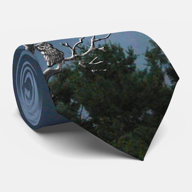 Gravata Coruja Assustadora (Rolled)