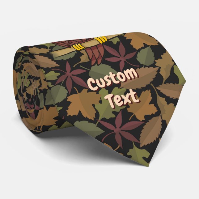 Gravata Coruja Cartoon Neck Tie (Rolled)