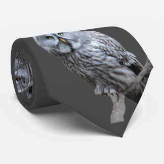 Gravata Coruja de Cinzas excelentes