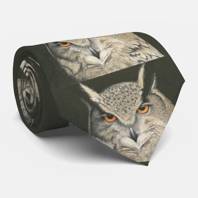 Gravata Coruja excelente (Rolled)