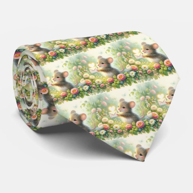 Gravata Cottage Mouse Love Letter Meadow (Rolled)