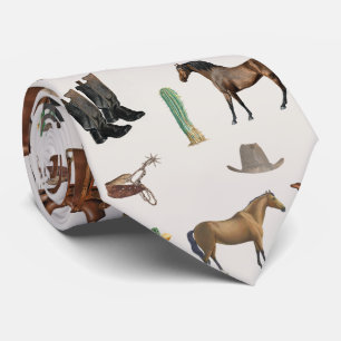 Gravata Cowboy Cowgirl Western Rodeo — Padrão do País