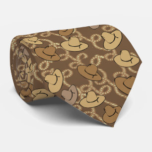 Gravata Cowboy Ocidental e Colheita de Lassos