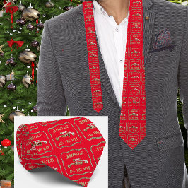 Gravata Cowboy Ocidental Spurs Jingle Todo O Caminho Verme