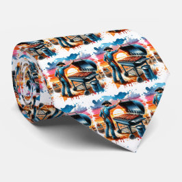 Gravata Cozimento e CHURRASCO de cowboy ocidental