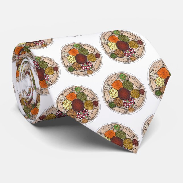 Gravata Cozinhar Etíope - Comida Púltimo Injera Wat Lentil (Rolled)