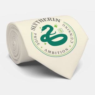 Gravata CRACHÁ de Orgulho Cobra Verde SLYTHERIN™