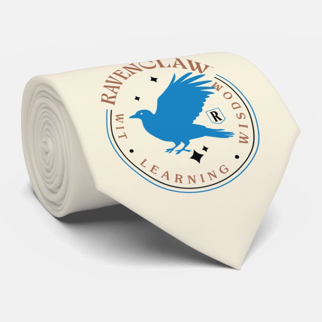Gravata CRACHÁ de Orgulho da Casa Azul RAVENCLAW™ (Rolled)