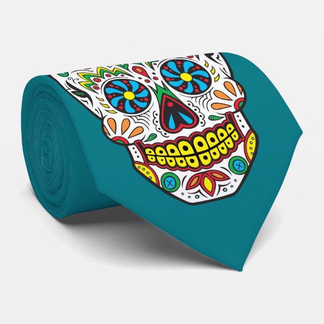 Gravata Crânio (Rolled)