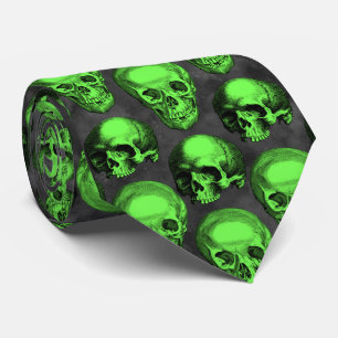 Gravata Crânios Verdes e Série Girassol Design 2