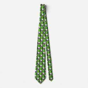Gravata Cránios Verdes e Série Girassol Design 6