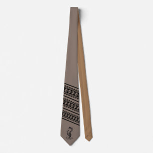 Gravata Cravate Motif Tribal