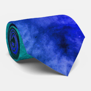 Gravata Creative Original Na moda Blue Abstrato Art Modern