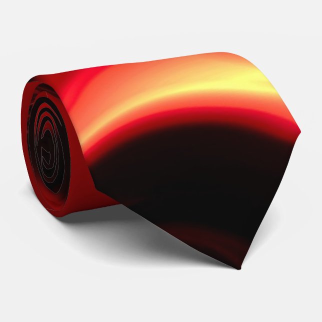 Gravata Creative Original Na moda Red Abstrato (Rolled)