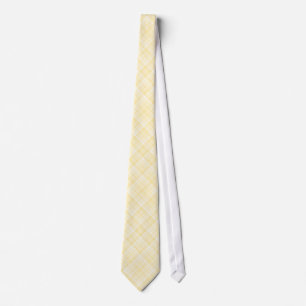 Gravata Creme Color Natal 1 Padrão de Xadrez Masculina