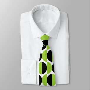 Gravata Crescentes alternativos 07 - Verde marciano e pret