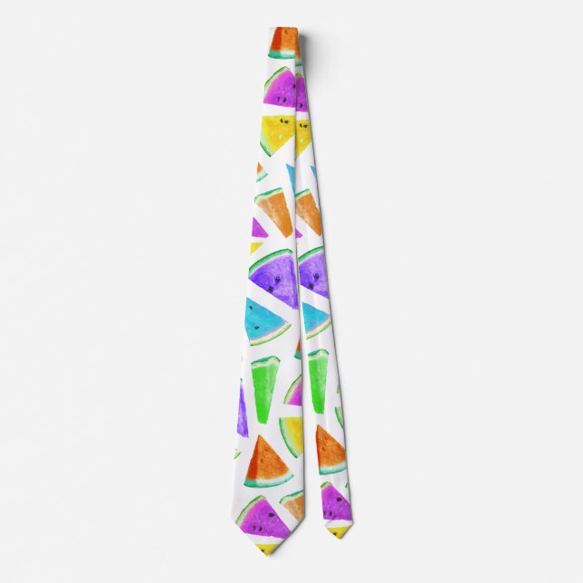 Gravata Criação de Padrão de Melancia 6 (Frente)