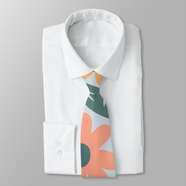 Gravata crianças Cute Ladybug Bolinhas Daisy Flower Padrão (Amarrado)