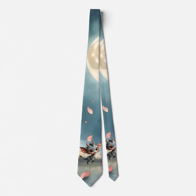Gravata Criatura ao Luar Caelum Tickwing  (Frente)