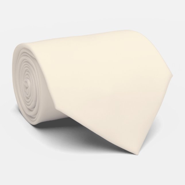 Gravata Crie sua própria cor de champanhe leve clássica (Rolled)