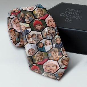 Gravata Crie uma Colagem de Fotos Personalizada com 12 Fot