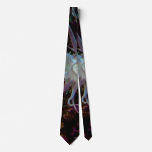 Gravata Crimson Anemone Neck Tie