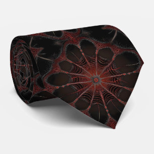 Gravata Crimson Web: Dança Fractal com a aranha Redback