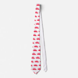 Gravata Crocodilos Vermelhos e Rosa