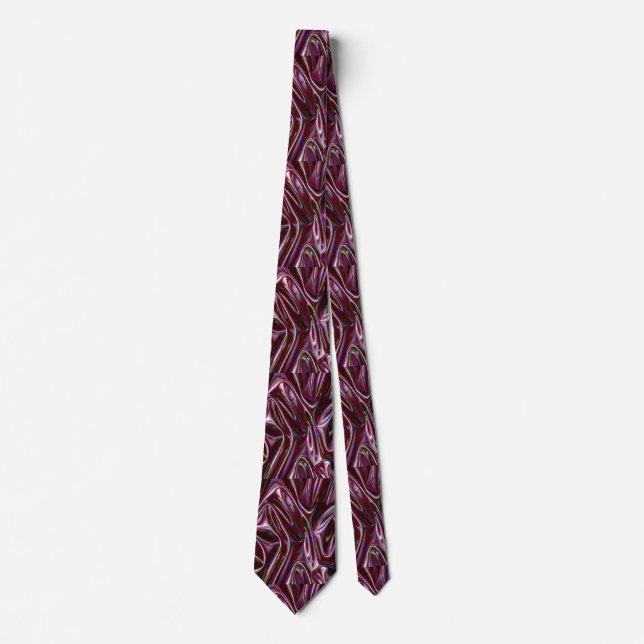 Gravata cromado burgundy (Frente)