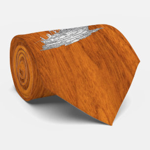 Gravata Cromo como Barco de Pesca no estilo Teak Woodv