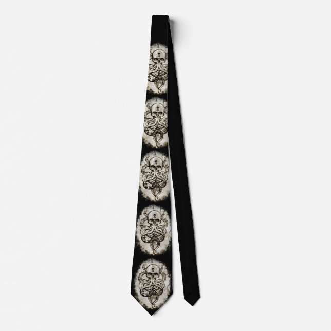 Gravata Cthulhu Kraken Neck Tie (Frente)