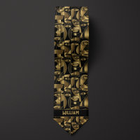Cubismo Dourado e Negro