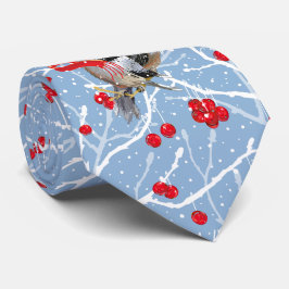 Gravata Cudddling Chickadees Romance