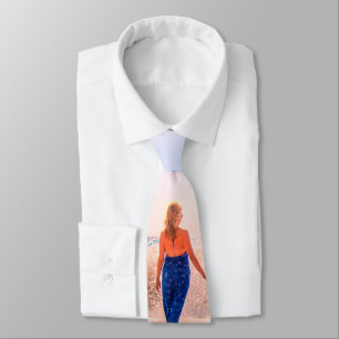 Gravata Custom Photo Neck Tie Your Photos Gift
