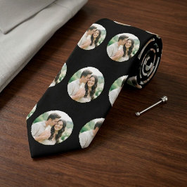 Gravata Custom Photo Pattern Wedding Tie, Personalised 