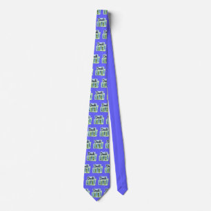 Gravata Customizable Retro Donate Life Blue and Green