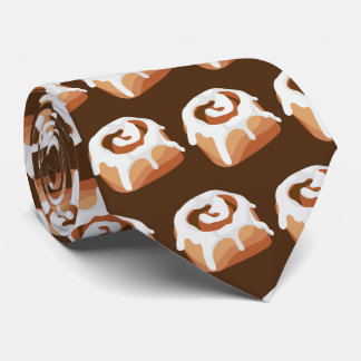 Gravata Cute Bakery, rolo de canela gelada, com tiros