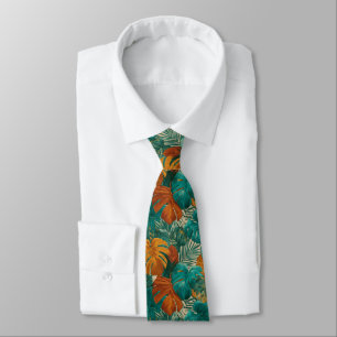 Gravata Cute Best Man Floral Tropical