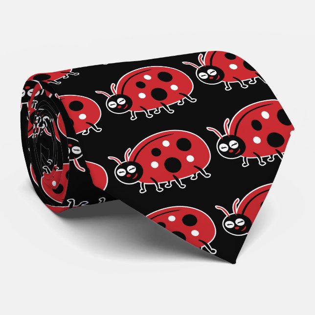 Gravata Cute Ladybug (Rolled)