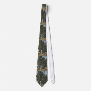Gravata Cypress Trees por Van Gogh Neck Tie